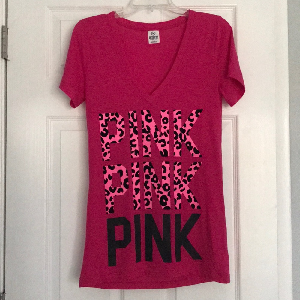 Victoria’s Secret PINK Leopard Print T-shirt